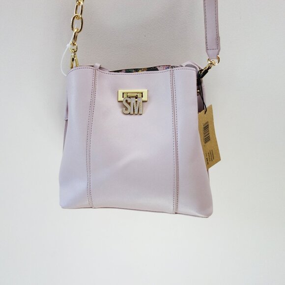 Steve Madden Blush Pink Faux Leather Handbag Crossbody NWT! - Picture 1 of 10
